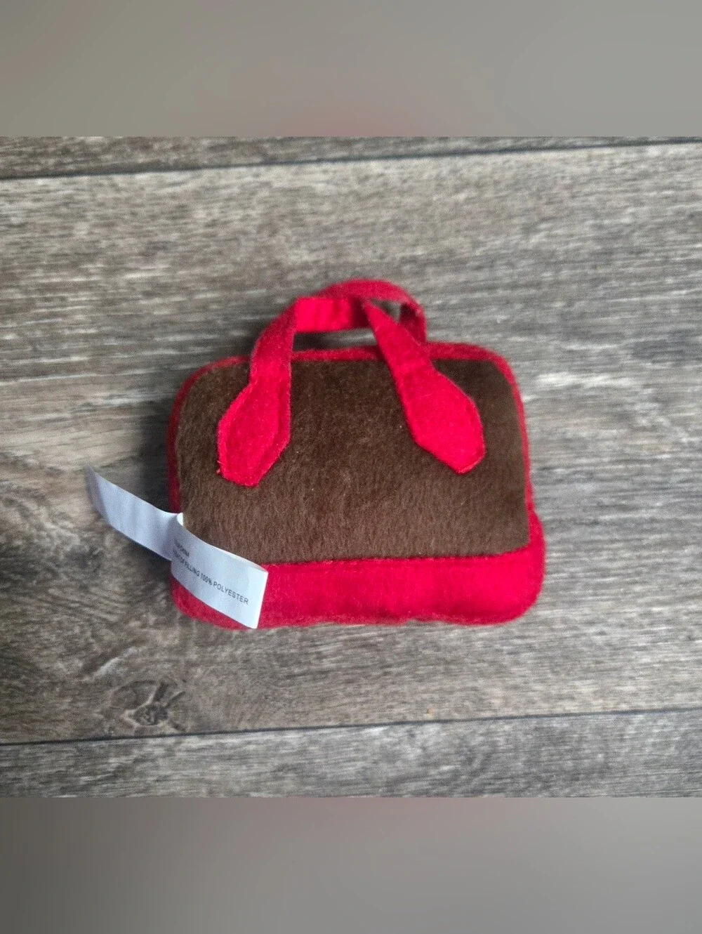 Dog Diggin Designs Chewy Vuiton Posh Purse Plush Dog Toy Small NWOT